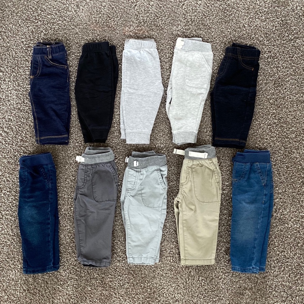 Lot of baby boy bottoms